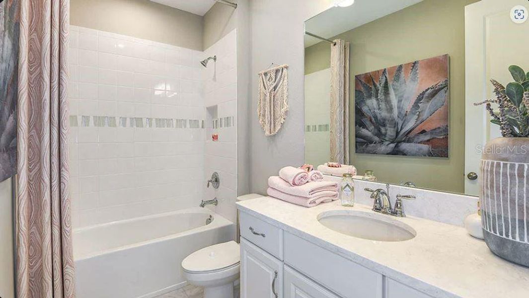 Furnished interior view inside a new home in The Waters at Center Lake Ranch, St. Cloud (Image 9).