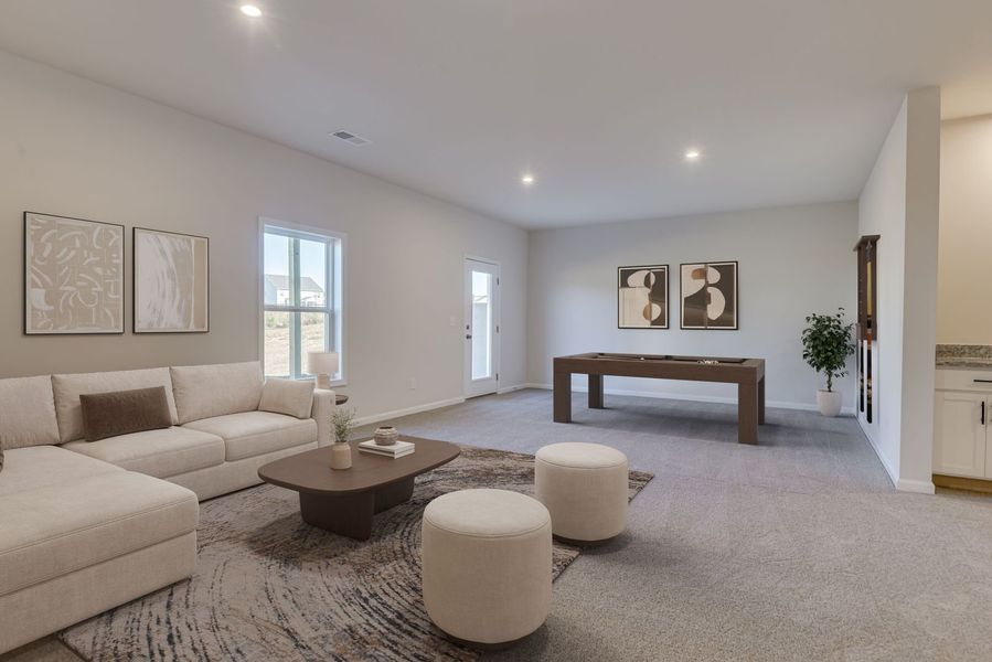 Representative furnished interior of a home built from the The Easton by Stanley Martin Homes in Chapin Place, Chapin (Image 12).