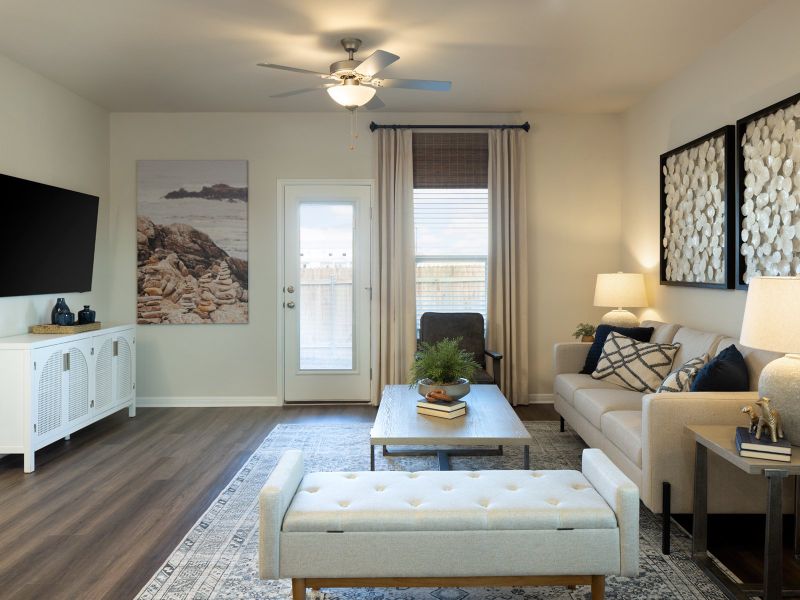 Furnished interior view inside a new home in Waterstone Village, Kyle (Image 6).