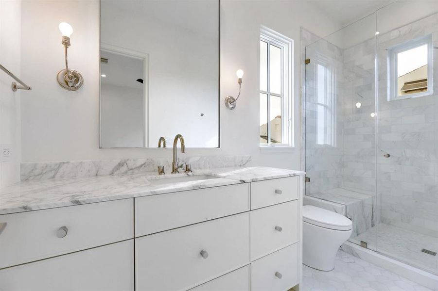 Furnished interior view inside a new home in Amarra Villas, Austin (Image 25).