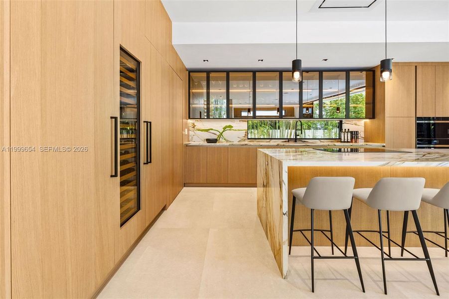 Exterior details and patio area of a home in , Miami Beach (Image 23). Exterior details and patio area of a home in , Miami Beach (Image 23).