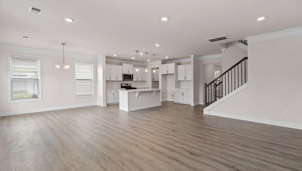 Spacious, unfurnished interior of a new home in Campbell Ridge, Piedmont (Image 21). Spacious, unfurnished interior of a new home in Campbell Ridge, Piedmont (Image 21).