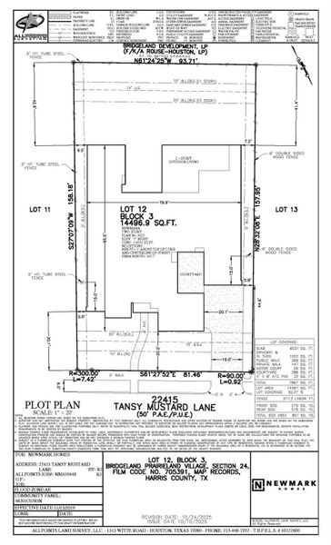 Plot plan showing a lot size of 14,496 sqft. Plot plan showing a lot size of 14,496 sqft.