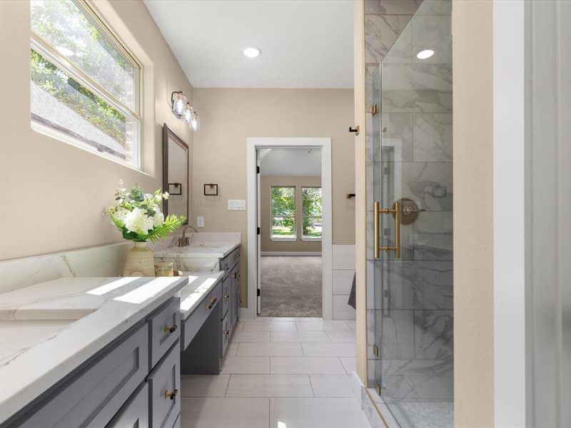 Furnished interior view inside a new home in , Arlington (Image 16). Furnished interior view inside a new home in , Arlington (Image 16).