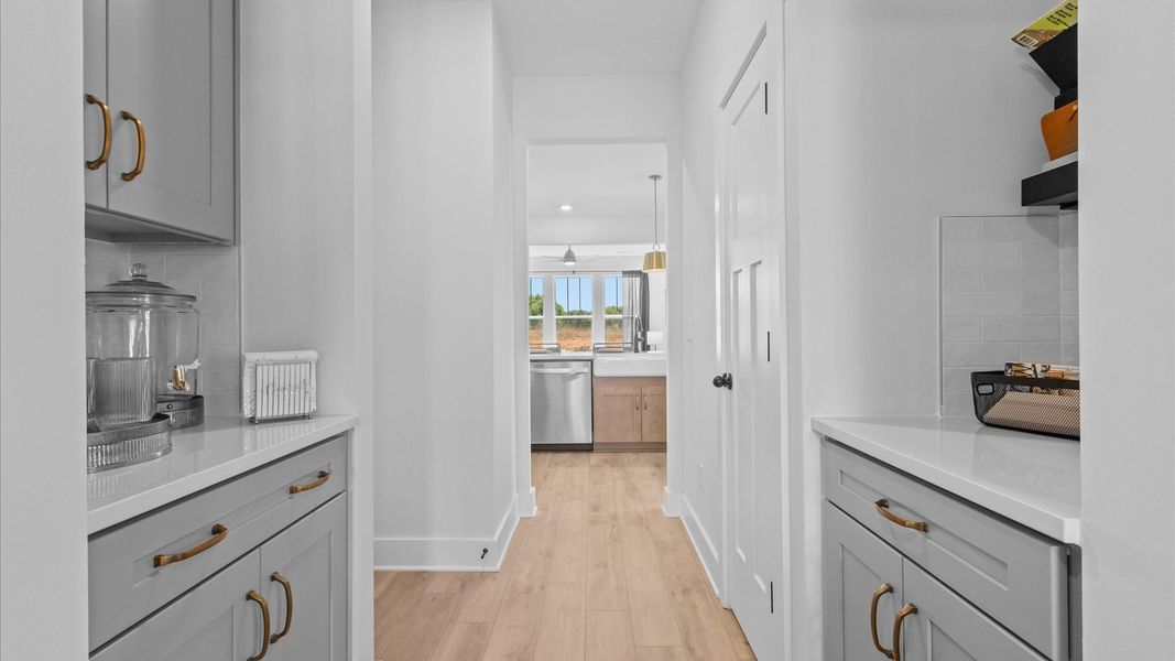 Representative furnished interior of a home built from the Stonefield by DRB Homes in Wells Crossing, Seneca (Image 10).