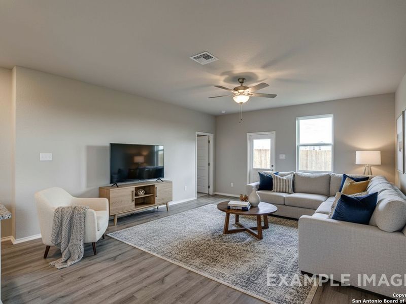 Furnished interior view inside a new home in Agave, San Antonio (Image 14).