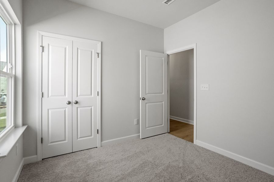 Spacious, unfurnished interior of a new home in Ovation at Sweetbrier, Durham (Image 27). Spacious, unfurnished interior of a new home in Ovation at Sweetbrier, Durham (Image 27).