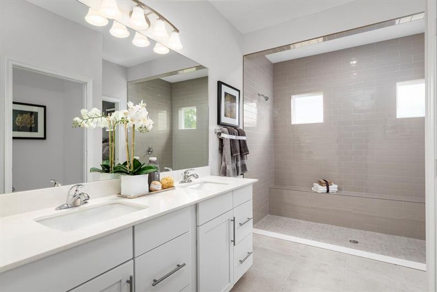Representative furnished interior of a home built from the Peterson Cove by Ryan Homes in Morningside Reserve, Leesburg (Image 10).