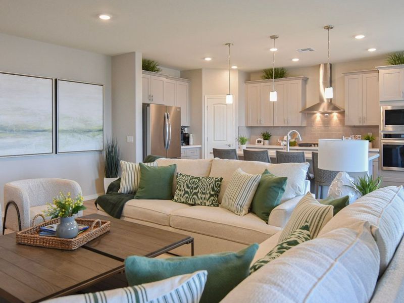 Representative furnished interior of a home built from the The Harmony by Davidson Homes LLC in North Ridge at Pronghorn Ranch, Prescott Valley (Image 29). Representative furnished interior of a home built from the The Harmony by Davidson Homes LLC in North Ridge at Pronghorn Ranch, Prescott Valley (Image 29).