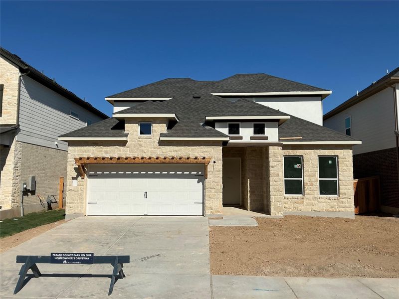 Exterior details and patio area of a home in Barksdale, Leander (Image 16).