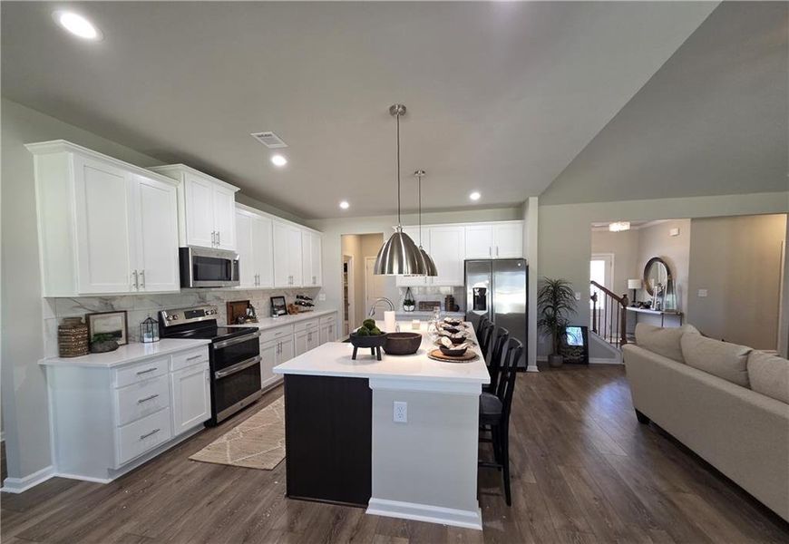 Furnished interior view inside a new home in River Meadows, Bethlehem (Image 13).