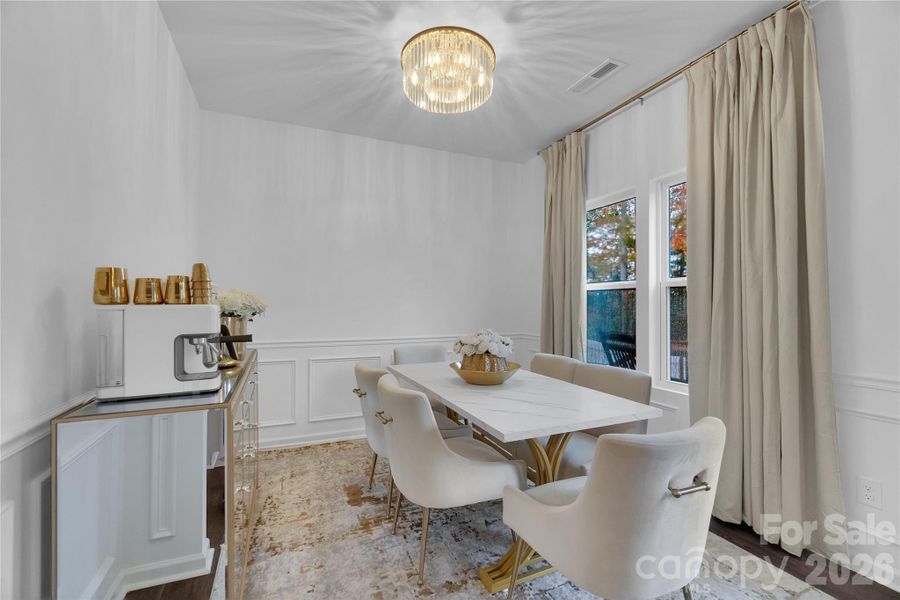 Furnished interior view inside a new home in Aubreywood, Charlotte (Image 43).