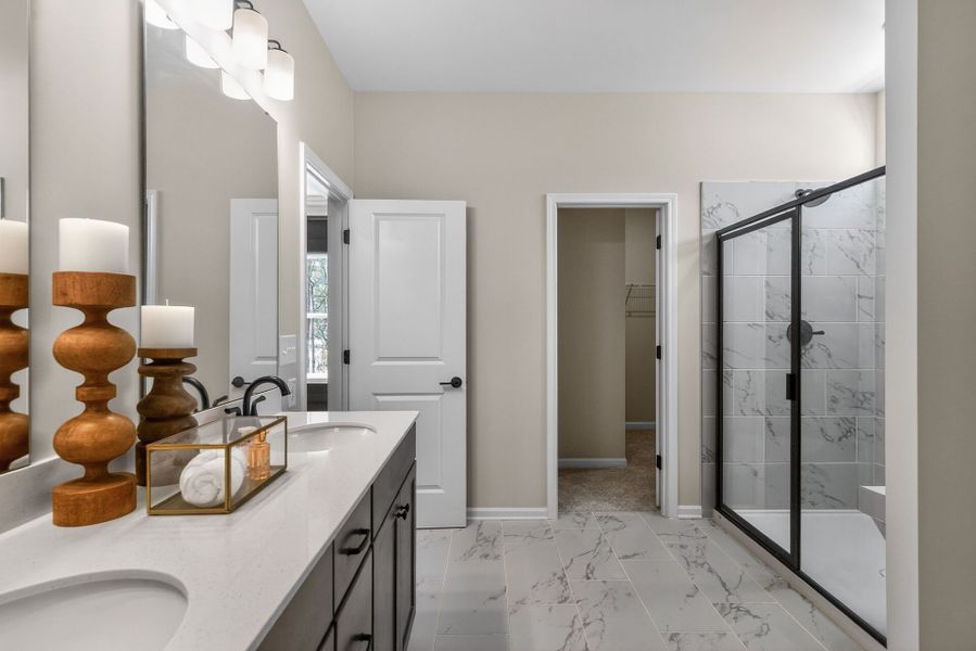 Furnished interior view inside a new home in Arbor Glen, Sanford (Image 17). Furnished interior view inside a new home in Arbor Glen, Sanford (Image 17).