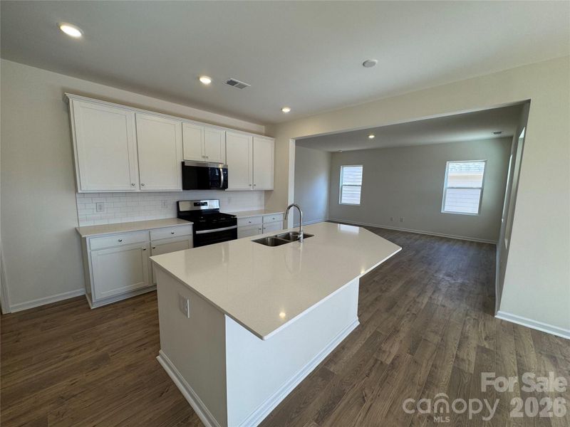 Furnished interior view inside a new home in McFarland Estates, York (Image 11).