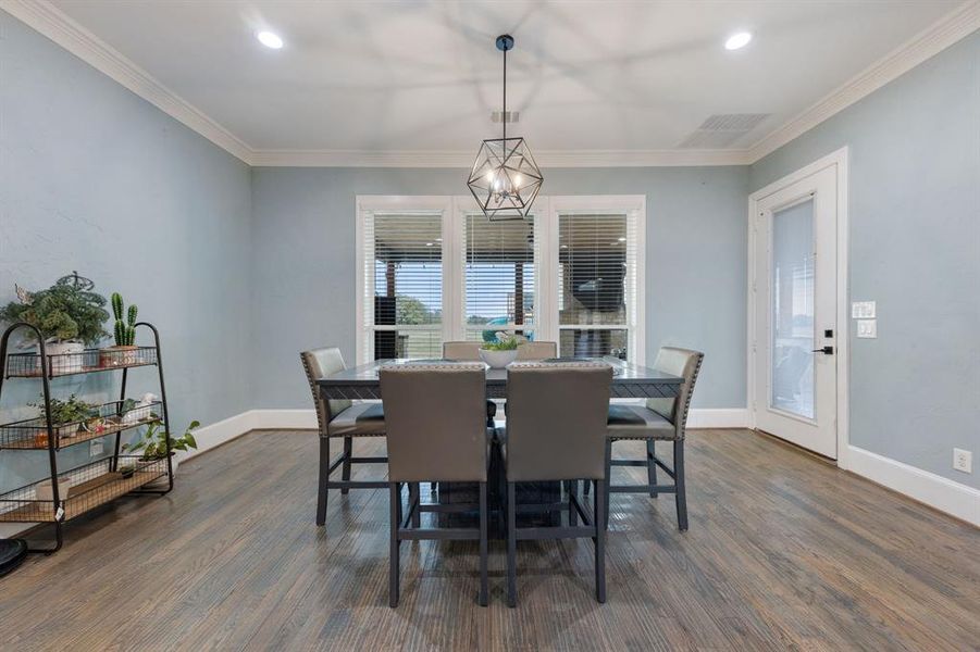 Furnished interior view inside a new home in , Royse City (Image 34).