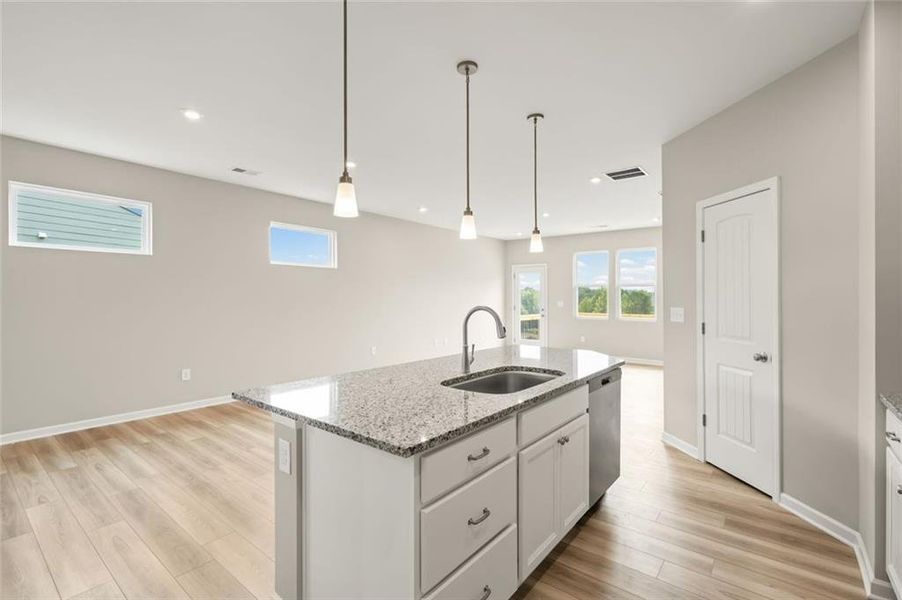 Furnished interior view inside a new home in Villas at Gold Creek, Dawsonville (Image 7).