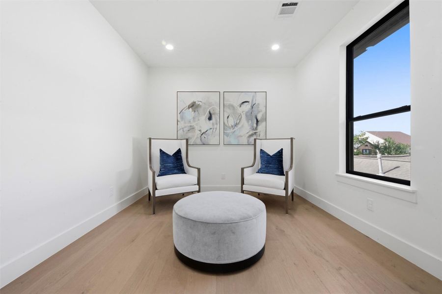 Furnished interior view inside a new home in , Houston (Image 29).
