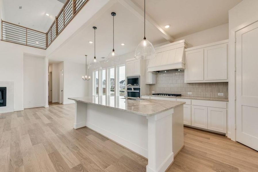 Furnished interior view inside a new home in Edgewater, Fate (Image 9).