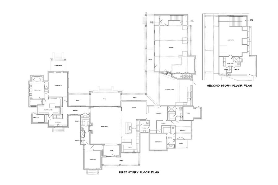 2D floor plan layout of this home in , Fredericksburg, TX (Image 5).