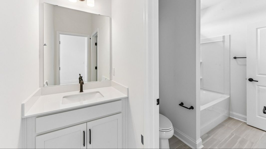 The Stonehaven Plan by DRB Homes in Michaux Gardens