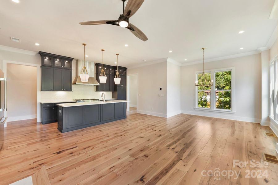 Family Room & Kitchen