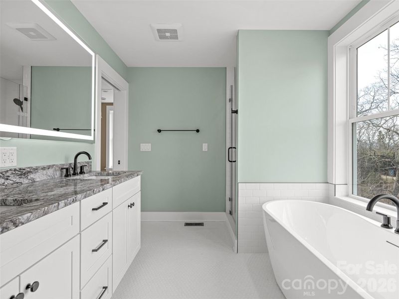 Furnished interior view inside a new home in , Asheville (Image 16).