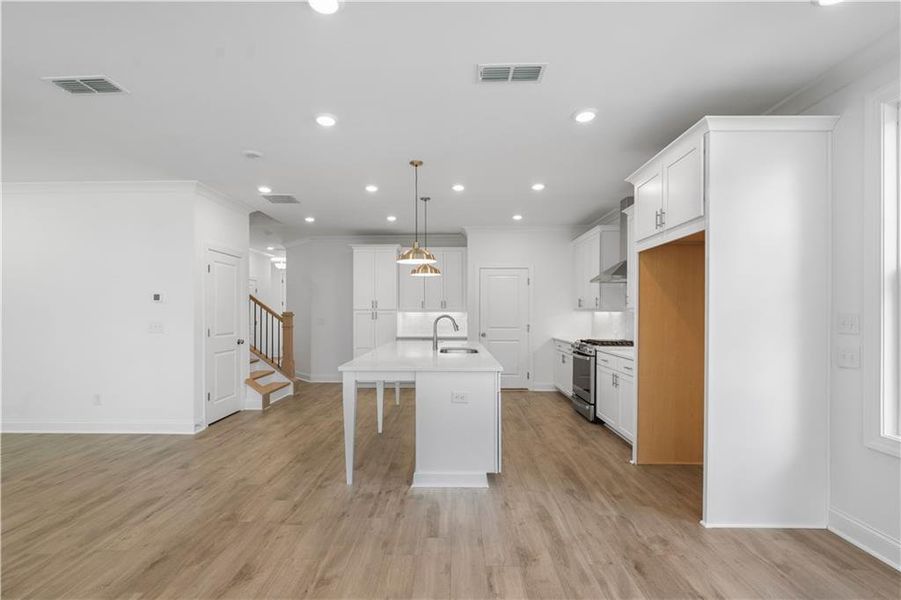Furnished interior view inside a new home in Millcroft Townhomes, Buford (Image 7).