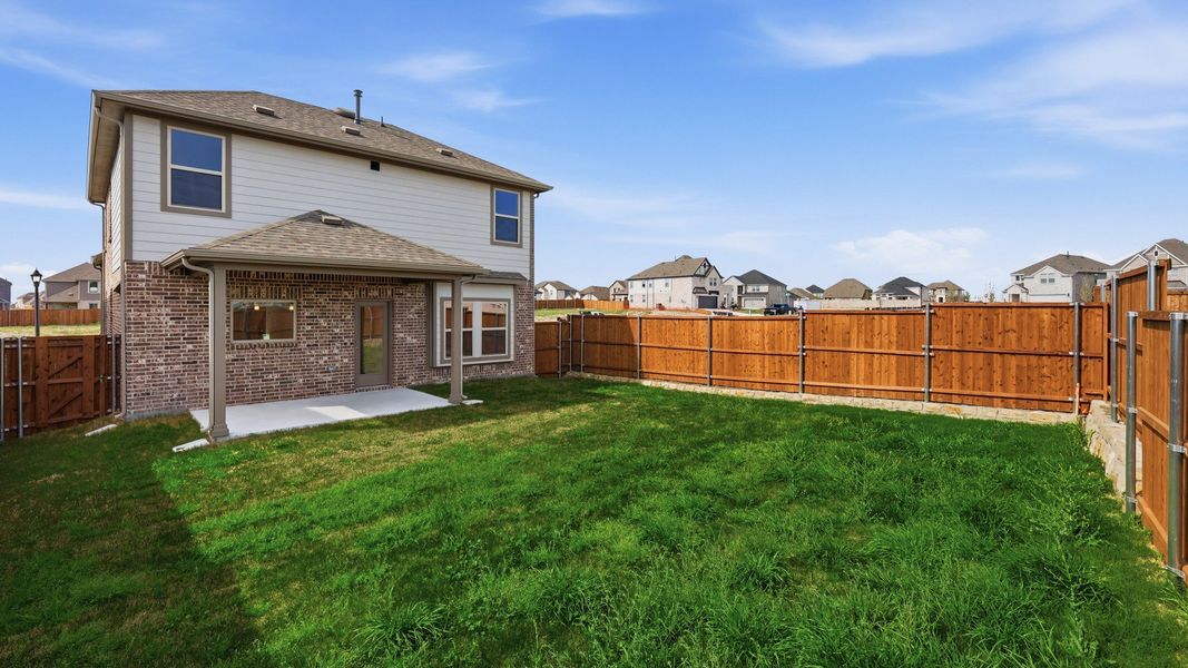 Exterior details and patio area of a home in Westridge Journey, Princeton (Image 23). Exterior details and patio area of a home in Westridge Journey, Princeton (Image 23).