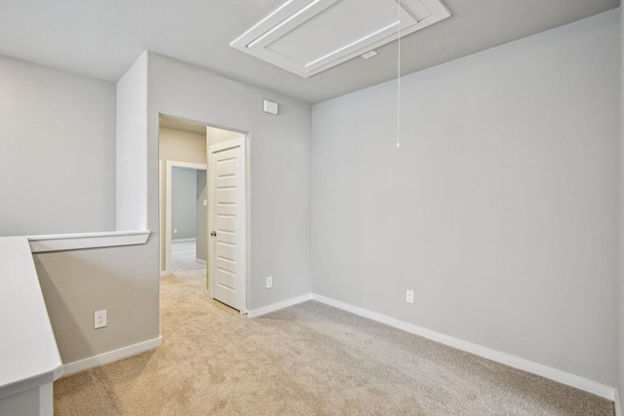 Photo is not of the actual home, but is an inspirational photo of builder’s model home and may depict options, furnishings, and/or decorator features that are not included