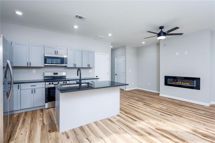 Furnished interior view inside a new home in , Ellijay (Image 10).