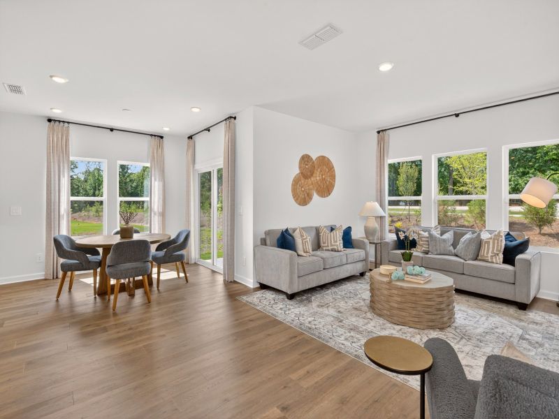 Host movie or game nights in the spacious great room.