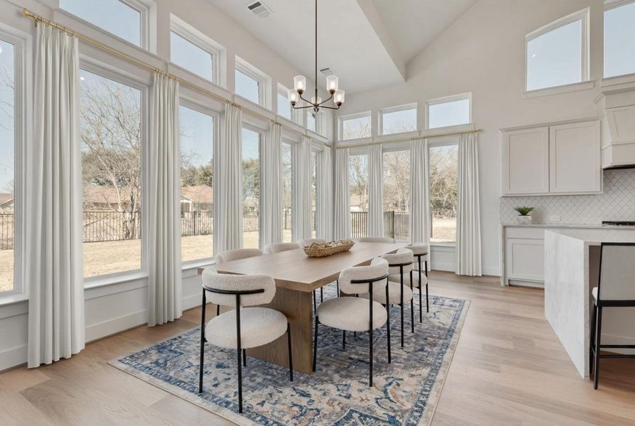 Furnished interior view inside a new home in Heath Golf & Yacht Club, Heath (Image 15). Furnished interior view inside a new home in Heath Golf & Yacht Club, Heath (Image 15).