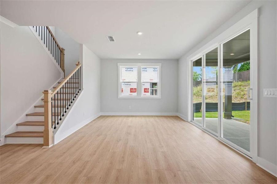 Spacious, unfurnished interior of a new home in The Paddocks at Doc Hughes, Buford (Image 36).