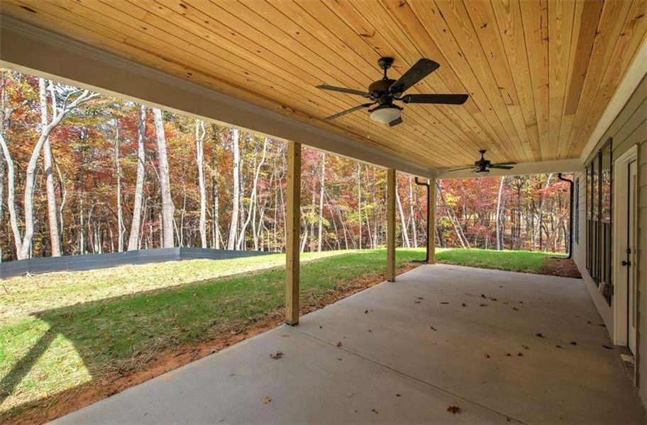 Exterior details and patio area of a home in , Rockmart (Image 12). Exterior details and patio area of a home in , Rockmart (Image 12).