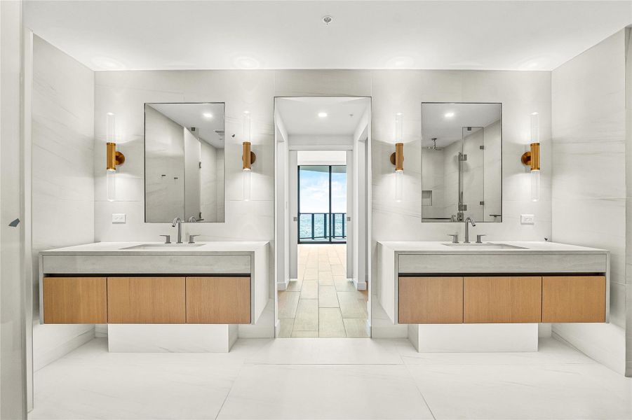 Furnished interior view inside a new home in Casamar, Pompano Beach (Image 8).