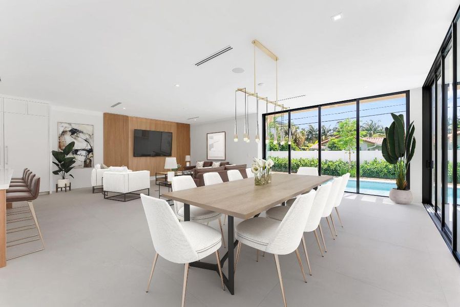 Virtually Staged Great Room