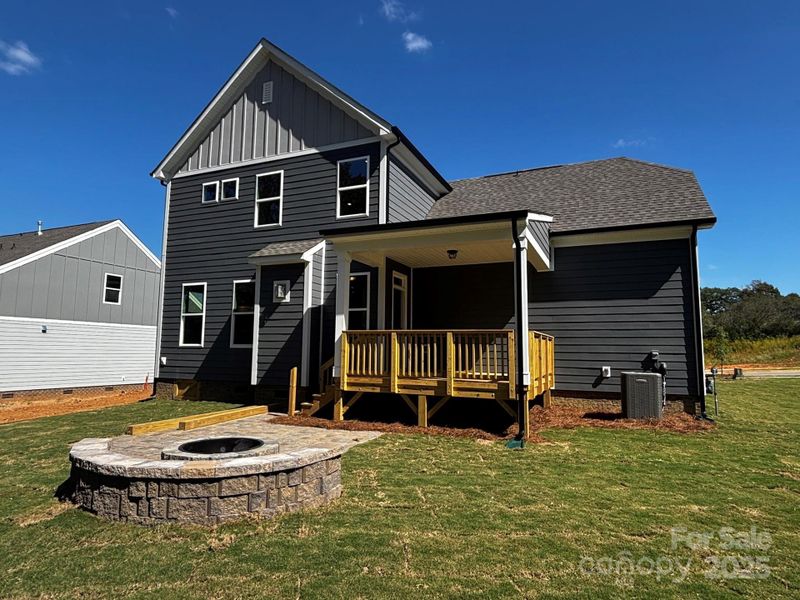 Exterior details and patio area of a home in Waterford Commons, Rock Hill (Image 4).