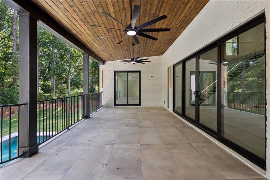 Exterior details and patio area of a home in , Sandy Springs (Image 29).