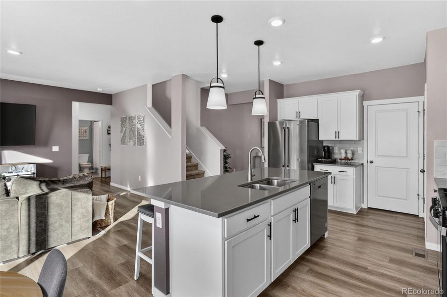 Furnished interior view inside a new home in , Thornton (Image 45).