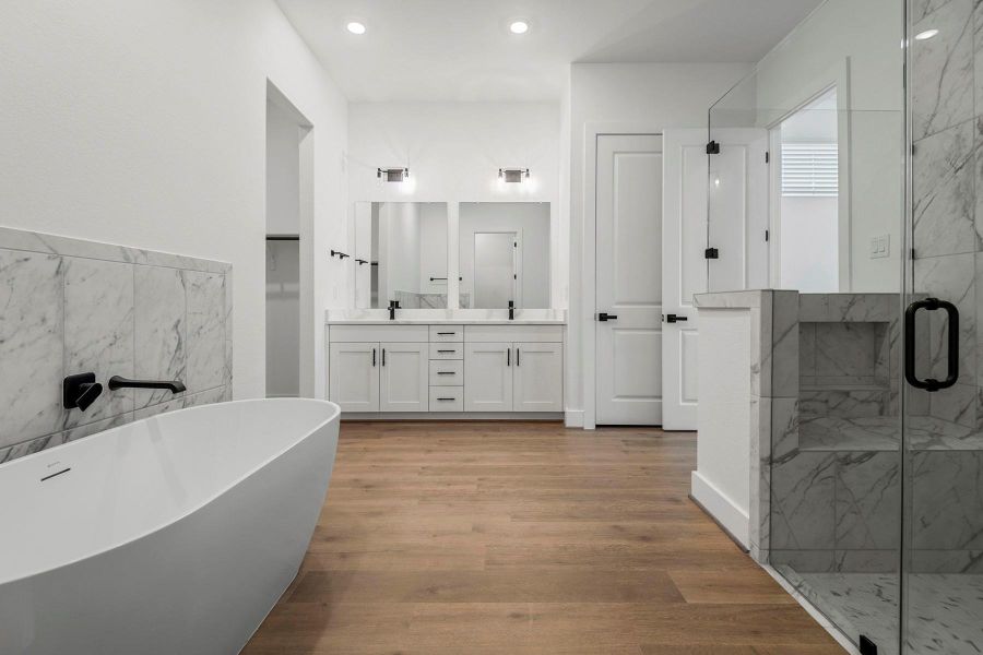Furnished interior view inside a new home in Hallimore Ranch, Rosenberg (Image 8).