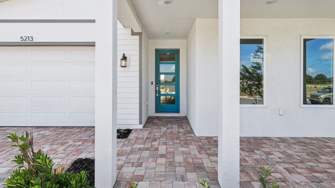 Acacia Floor Plan Modern Elevation in New Home Community Lakeside at Satilla in St. Cloud, FL Acacia Floor Plan Modern Elevation in New Home Community Lakeside at Satilla in St. Cloud, FL