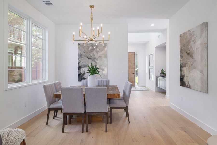 Furnished interior view inside a new home in , Austin (Image 30). Furnished interior view inside a new home in , Austin (Image 30).