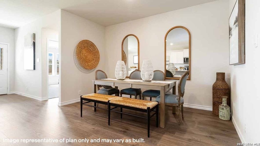 Furnished interior view inside a new home in The Birch at Spencer Ranch, Boerne (Image 11).