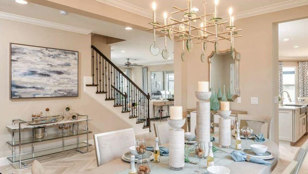 Furnished interior view inside a new home in Timber Ridge, Plant City (Image 14).