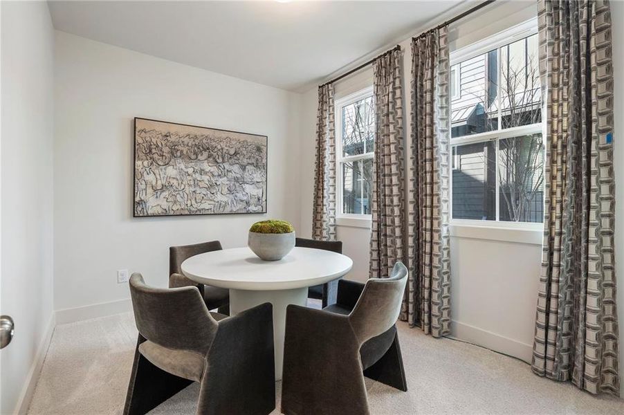 Furnished interior view inside a new home in , Alpharetta (Image 9).