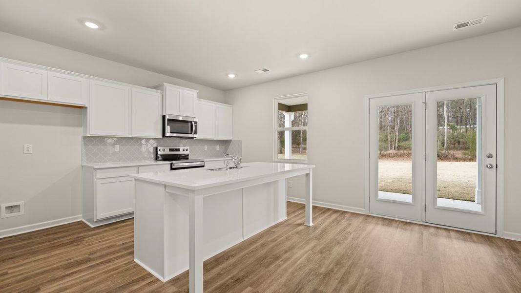 Representative furnished interior of a home built from the Galen by D.R. Horton in Jackson Landing, Jefferson (Image 6).