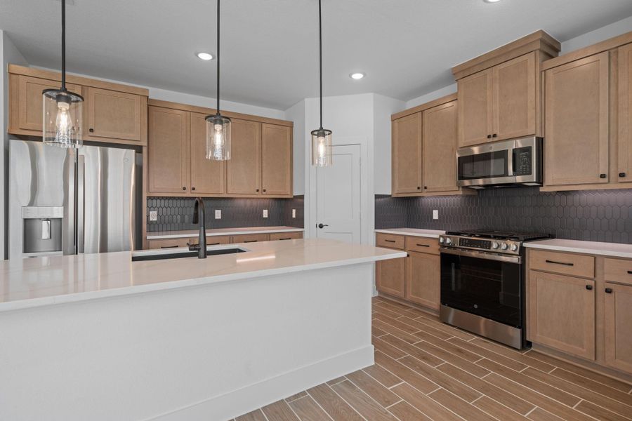 Furnished interior view inside a new home in Sienna, Missouri City (Image 8). Furnished interior view inside a new home in Sienna, Missouri City (Image 8).