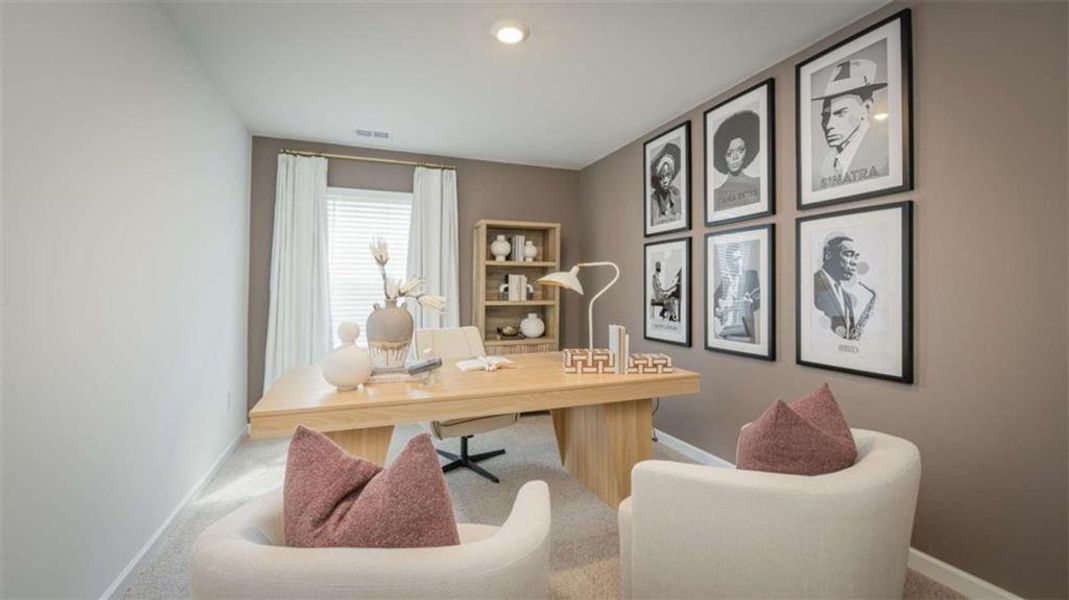 Furnished interior view inside a new home in Mableton Station, Mableton (Image 27).