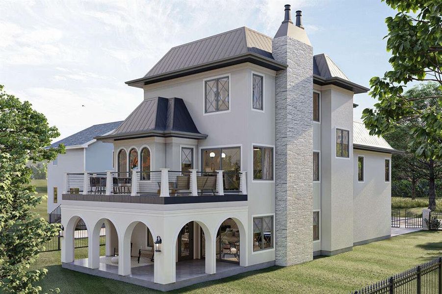 Front exterior of a new home in , Tampa, FL, highlighting curb appeal (Image 1).