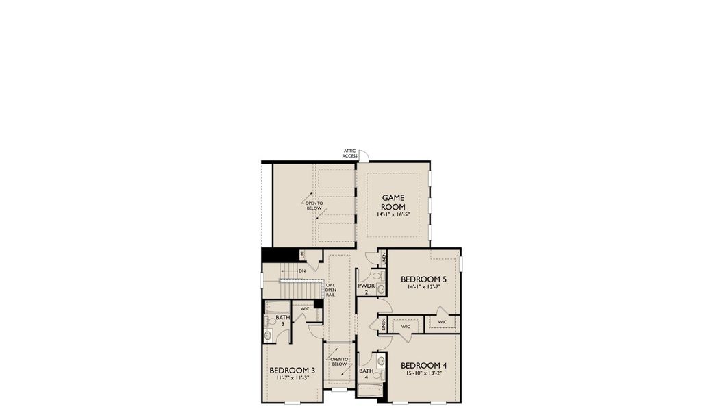 2D floor plan layout for the Graham by Ashton Woods in Furst Ranch, Flower Mound, TX (Image 4). 2D floor plan layout for the Graham by Ashton Woods in Furst Ranch, Flower Mound, TX (Image 4).